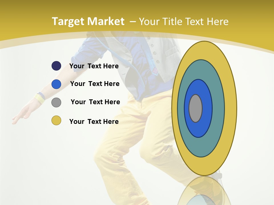 Aerobics Mid Air Stretching PowerPoint Template