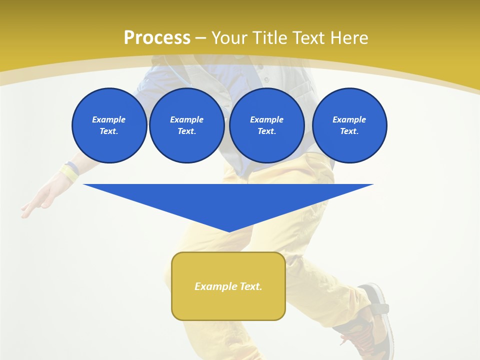 Aerobics Mid Air Stretching PowerPoint Template