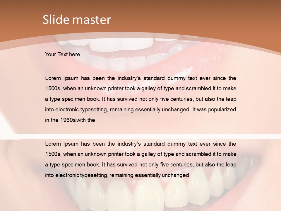 Toothbrush Protection Smile PowerPoint Template