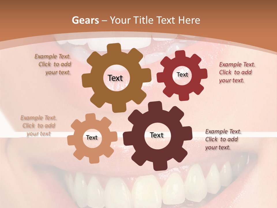 Toothbrush Protection Smile PowerPoint Template