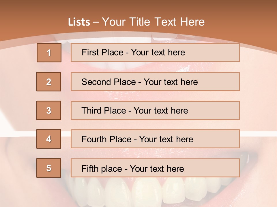 Toothbrush Protection Smile PowerPoint Template