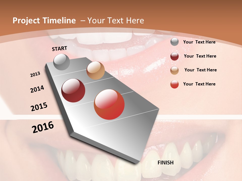 Toothbrush Protection Smile PowerPoint Template