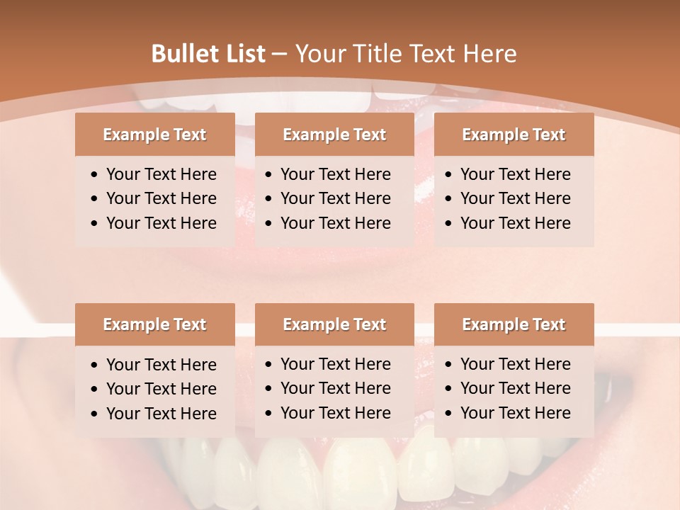 Toothbrush Protection Smile PowerPoint Template
