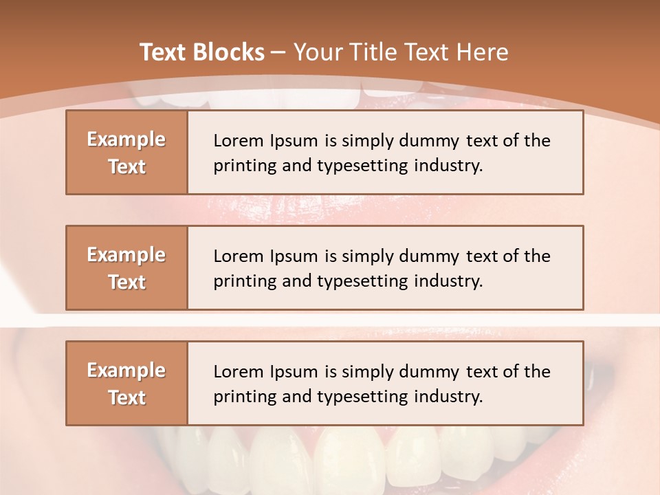 Toothbrush Protection Smile PowerPoint Template