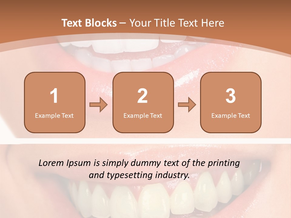 Toothbrush Protection Smile PowerPoint Template
