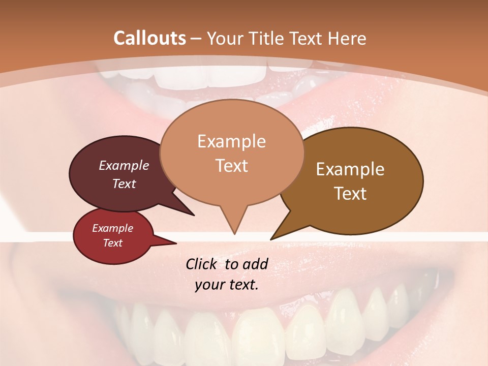 Toothbrush Protection Smile PowerPoint Template