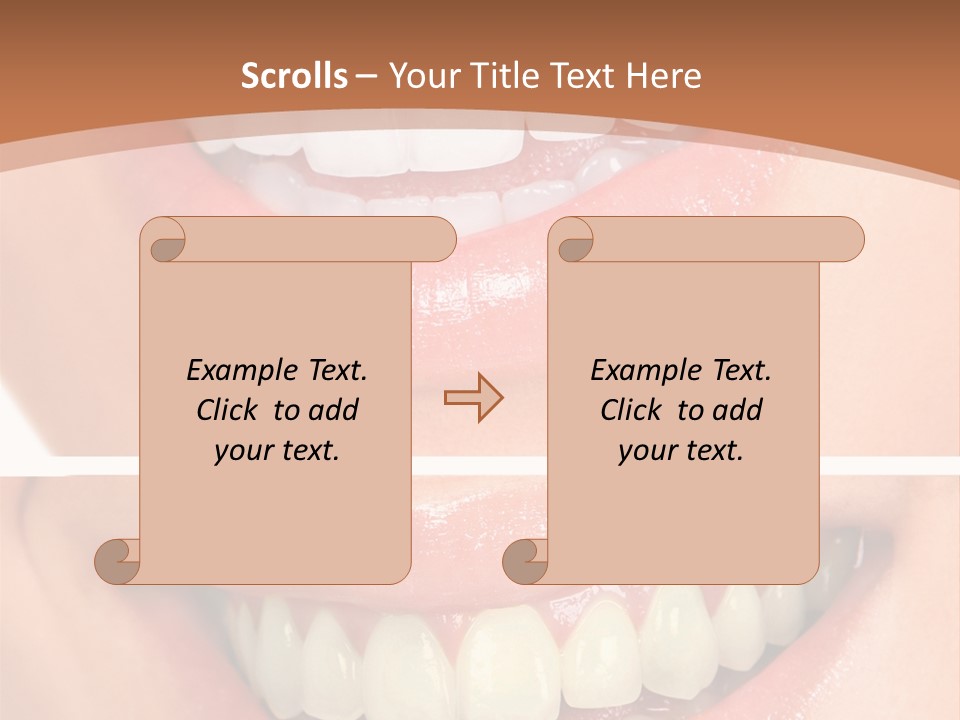 Toothbrush Protection Smile PowerPoint Template