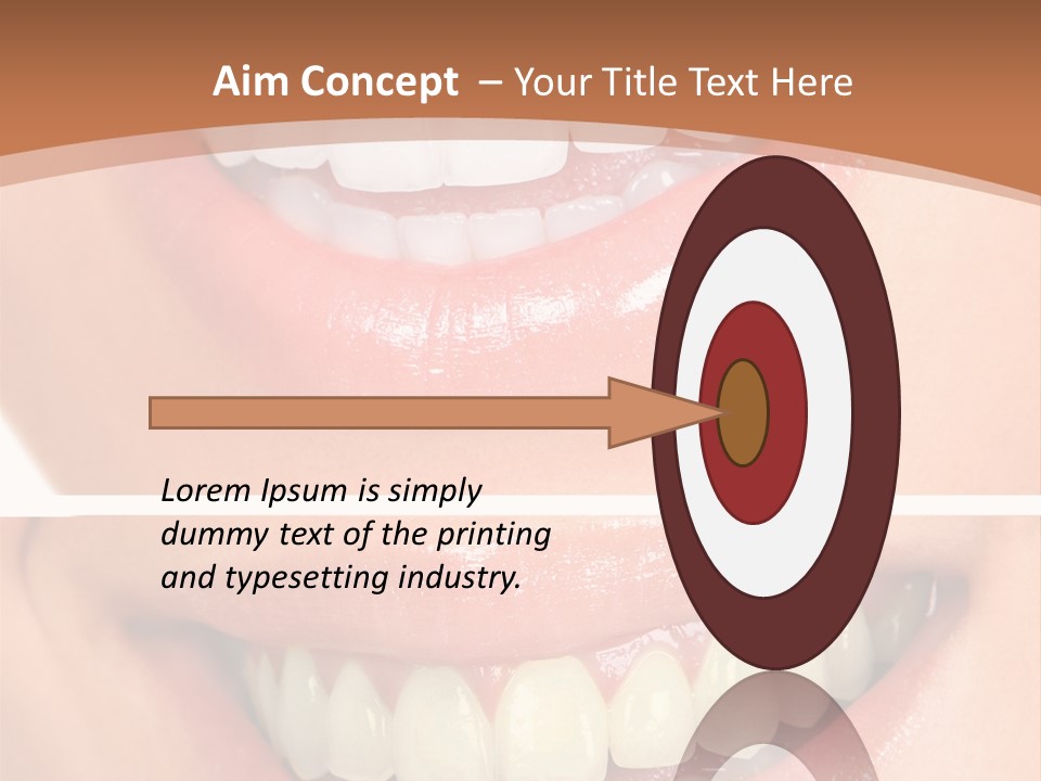 Toothbrush Protection Smile PowerPoint Template