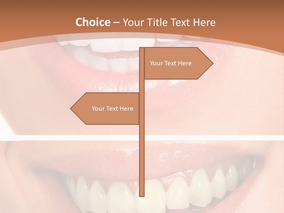 Toothbrush Protection Smile PowerPoint Template