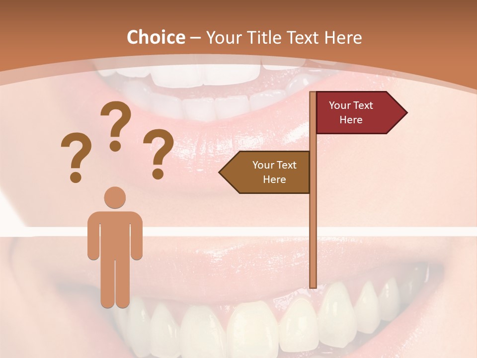 Toothbrush Protection Smile PowerPoint Template