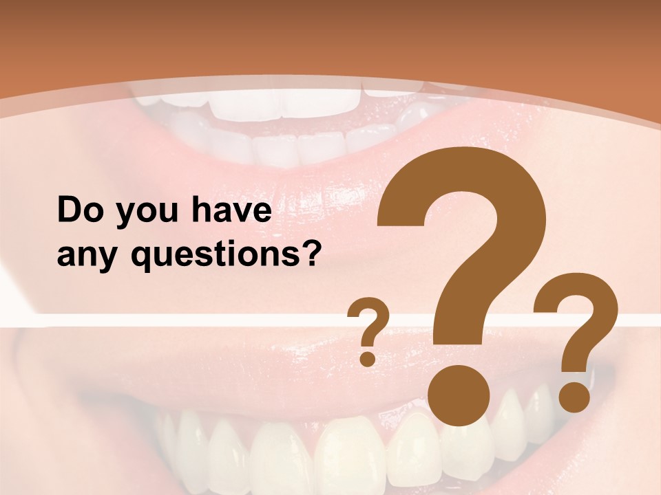 Toothbrush Protection Smile PowerPoint Template