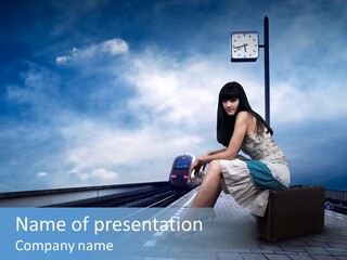 Bag Baggage Metro PowerPoint Template