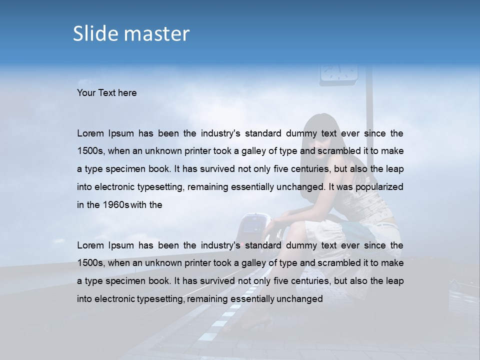 Bag Baggage Metro PowerPoint Template