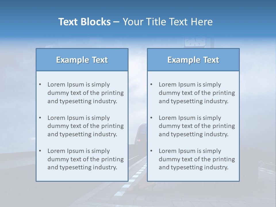 Bag Baggage Metro PowerPoint Template