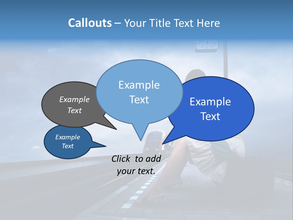 Bag Baggage Metro PowerPoint Template