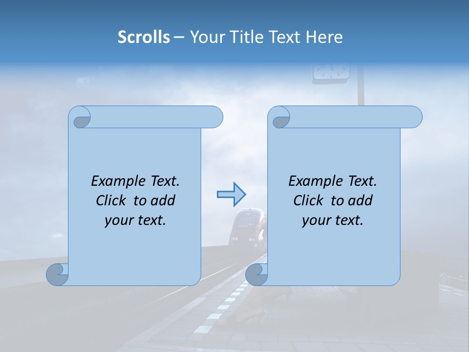 Bag Baggage Metro PowerPoint Template