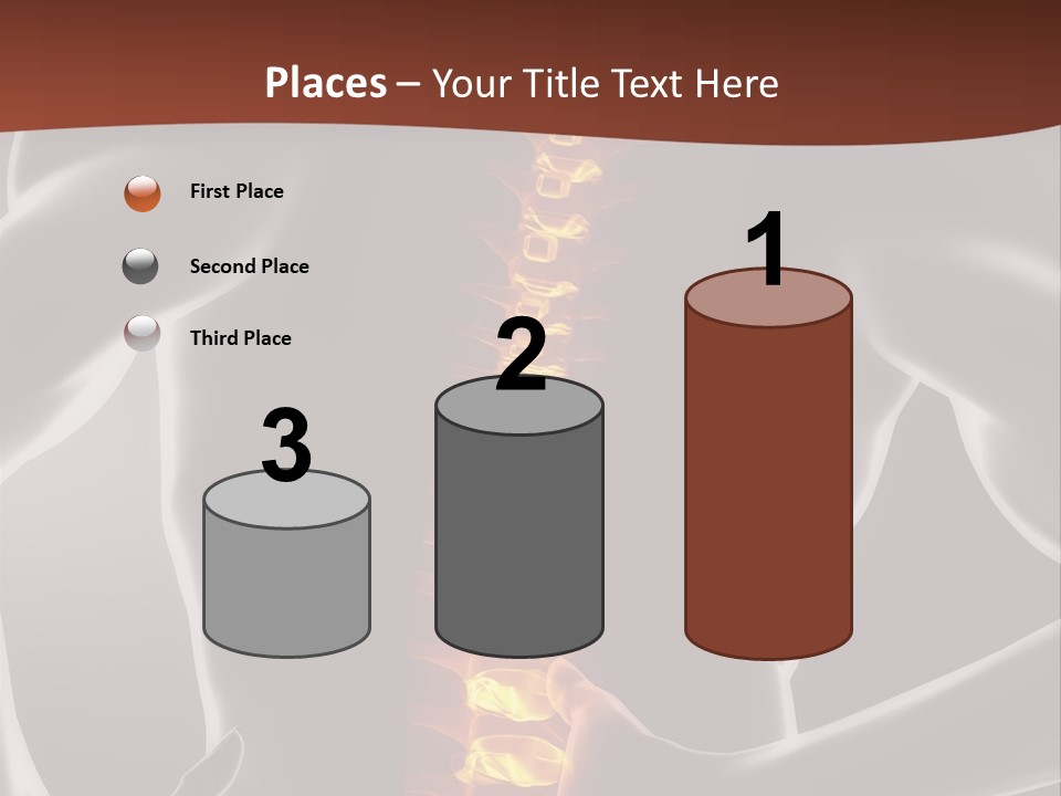 Health Radiation Backache PowerPoint Template