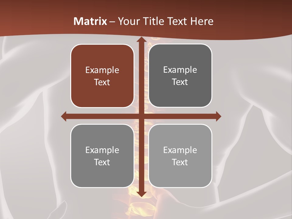 Health Radiation Backache PowerPoint Template