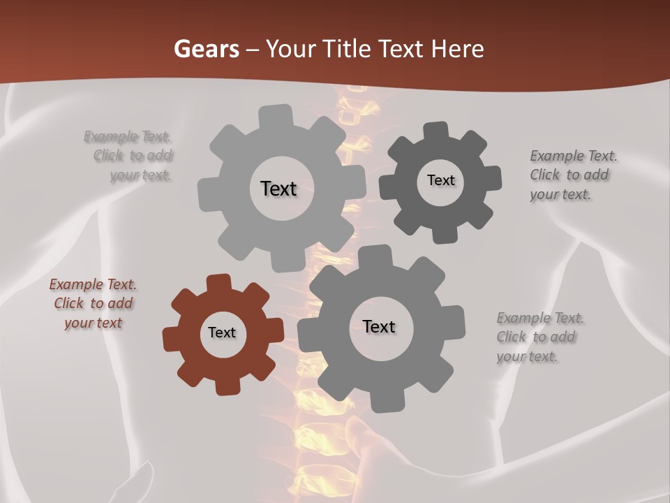 Health Radiation Backache PowerPoint Template