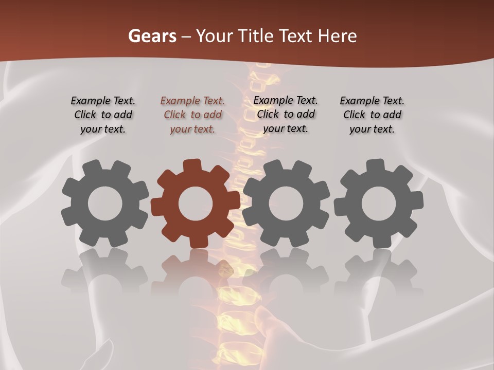 Health Radiation Backache PowerPoint Template