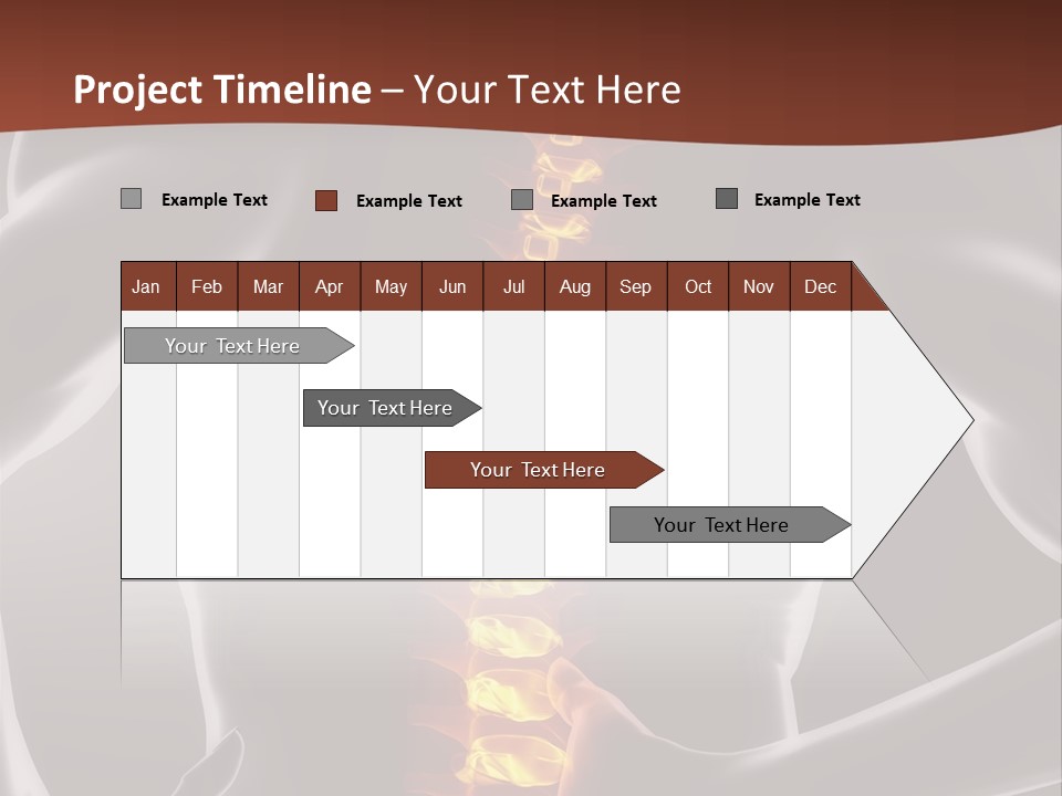 Health Radiation Backache PowerPoint Template