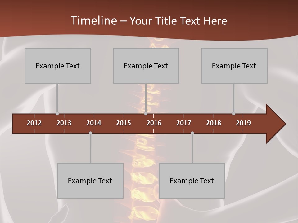 Health Radiation Backache PowerPoint Template