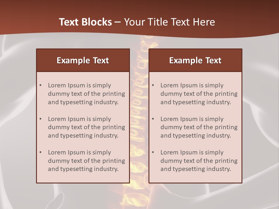 Health Radiation Backache PowerPoint Template