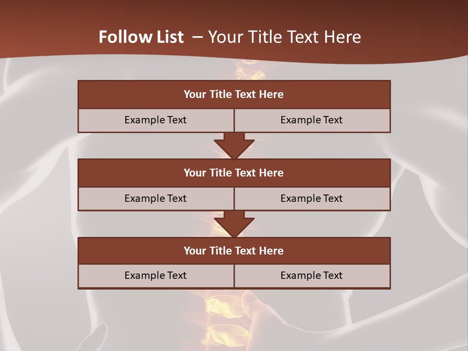 Health Radiation Backache PowerPoint Template