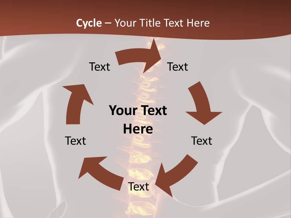 Health Radiation Backache PowerPoint Template