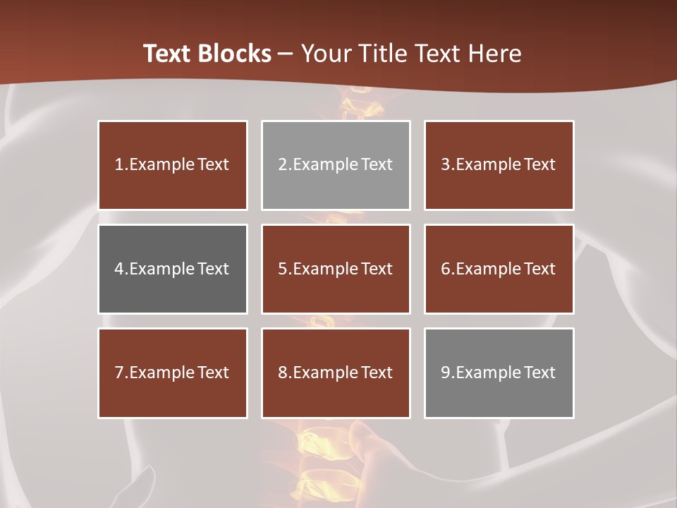 Health Radiation Backache PowerPoint Template