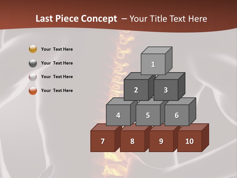 Health Radiation Backache PowerPoint Template