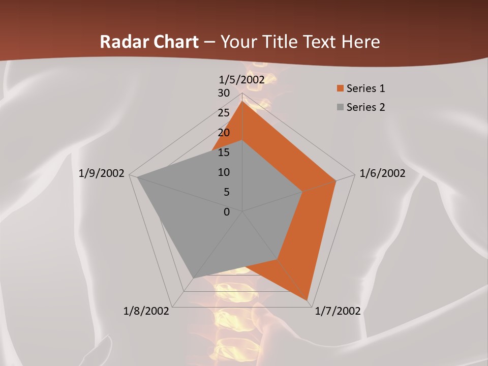 Health Radiation Backache PowerPoint Template