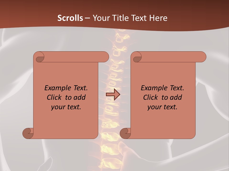 Health Radiation Backache PowerPoint Template