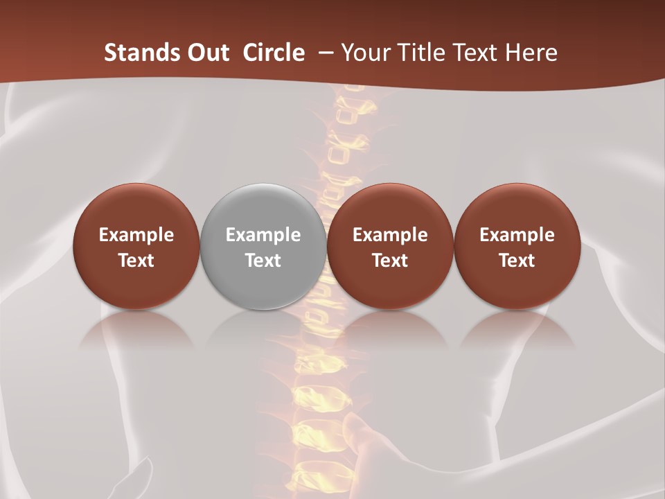 Health Radiation Backache PowerPoint Template