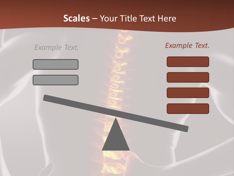Health Radiation Backache PowerPoint Template