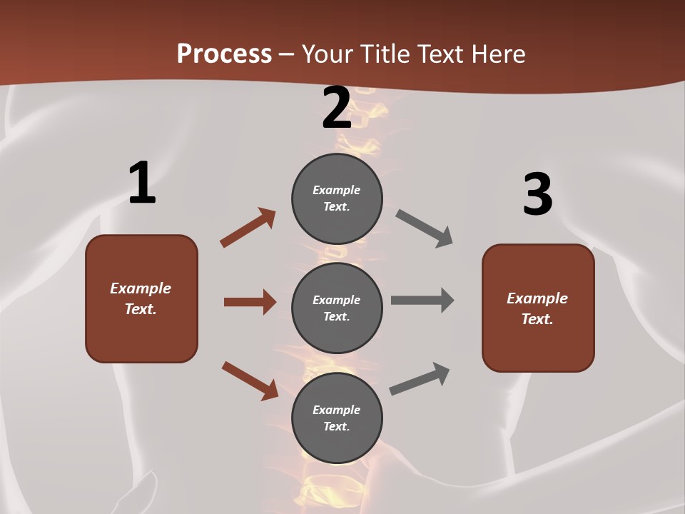 Health Radiation Backache PowerPoint Template