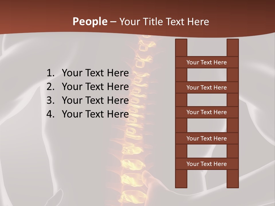 Health Radiation Backache PowerPoint Template