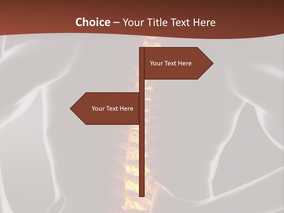 Health Radiation Backache PowerPoint Template
