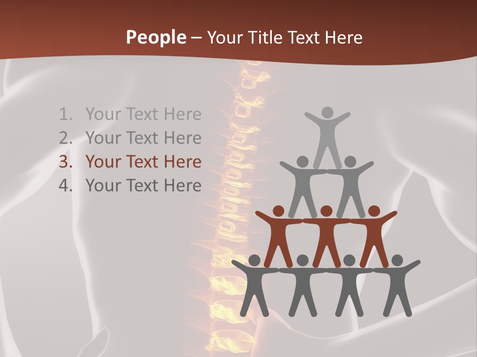 Health Radiation Backache PowerPoint Template