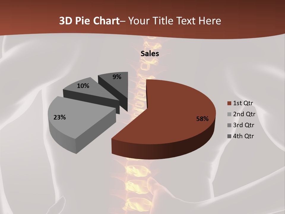 Health Radiation Backache PowerPoint Template