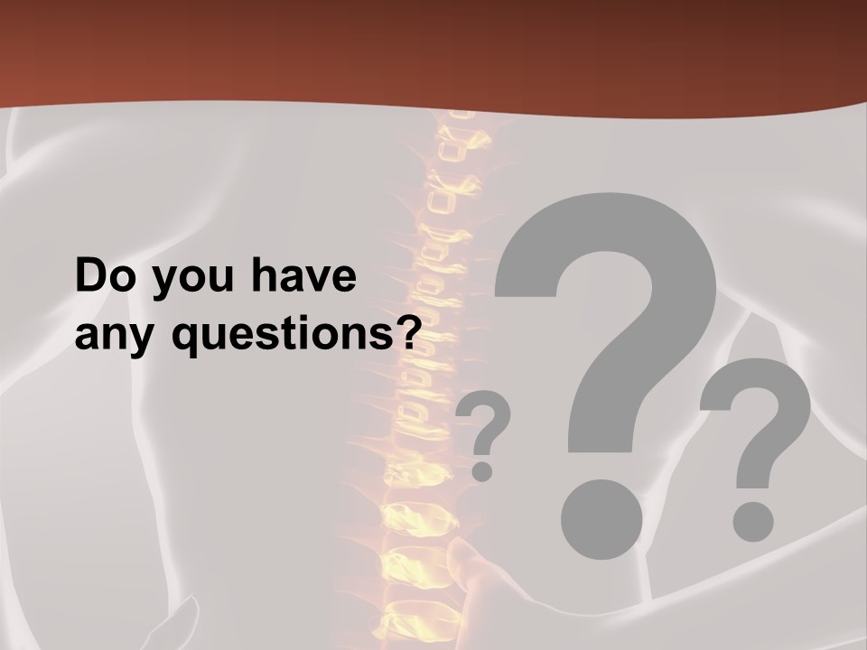 Health Radiation Backache PowerPoint Template