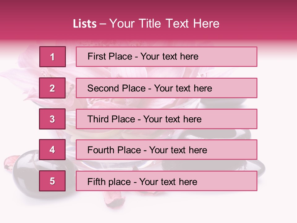 Beauty Rock Life PowerPoint Template