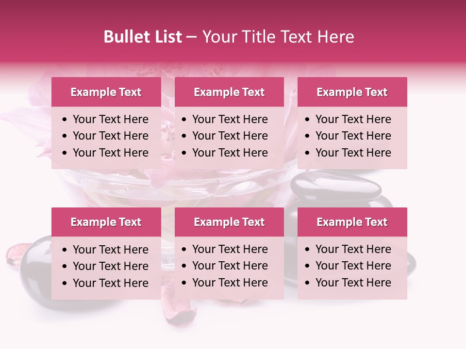 Beauty Rock Life PowerPoint Template