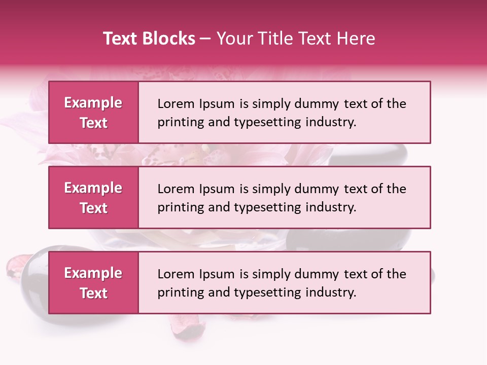 Beauty Rock Life PowerPoint Template