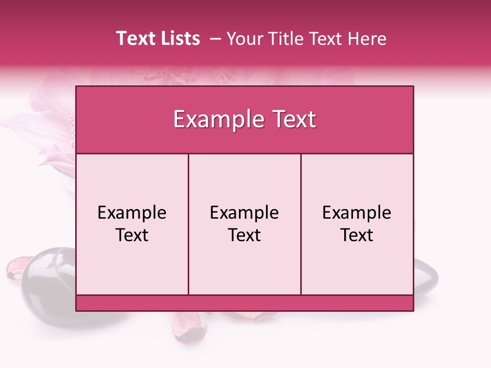 Beauty Rock Life PowerPoint Template