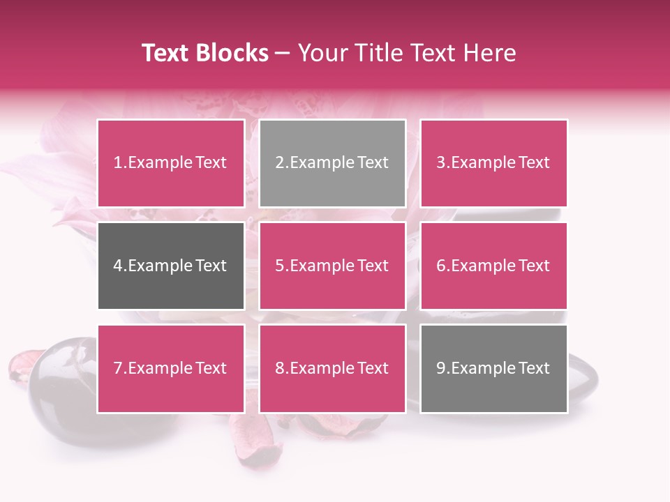 Beauty Rock Life PowerPoint Template