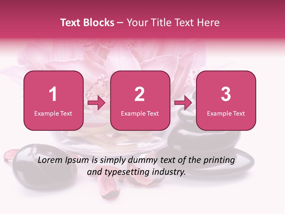 Beauty Rock Life PowerPoint Template