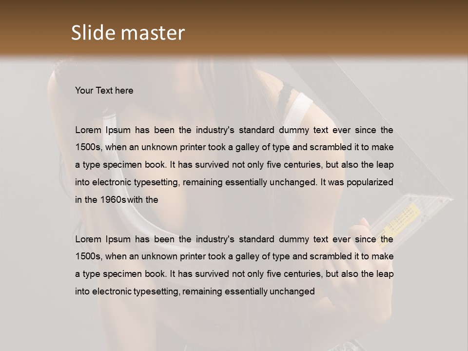 Itting Happy Bu Ine PowerPoint Template