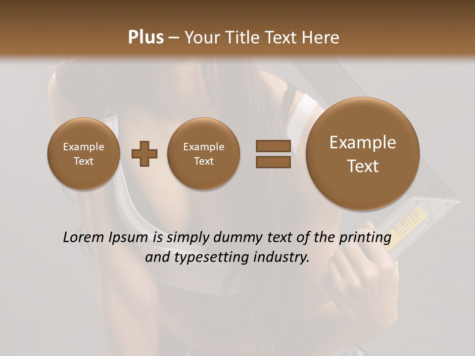 Itting Happy Bu Ine PowerPoint Template
