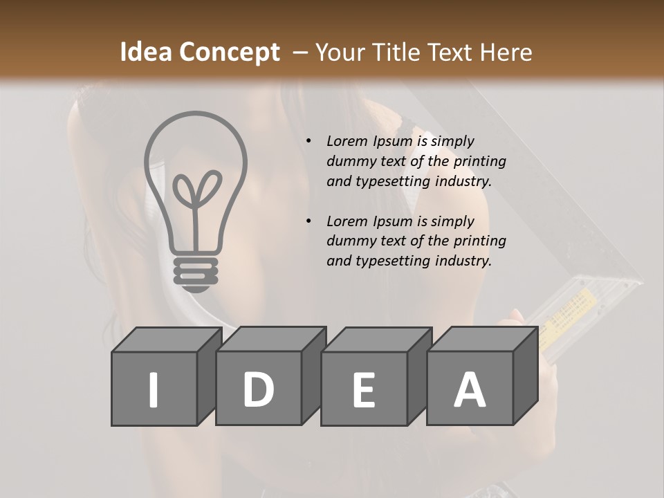 Itting Happy Bu Ine PowerPoint Template